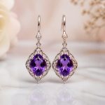 Boucles d&rsquo;oreilles améthyste : l&rsquo;éclat violet