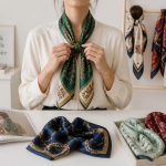 Comment nouer un carré de soie : styles et astuces