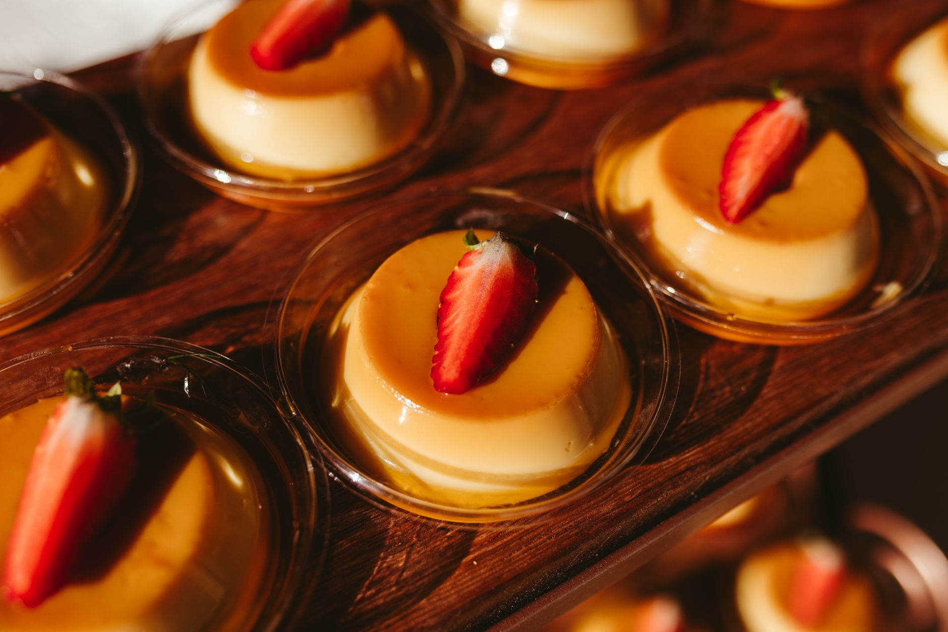 Fraises et caramel