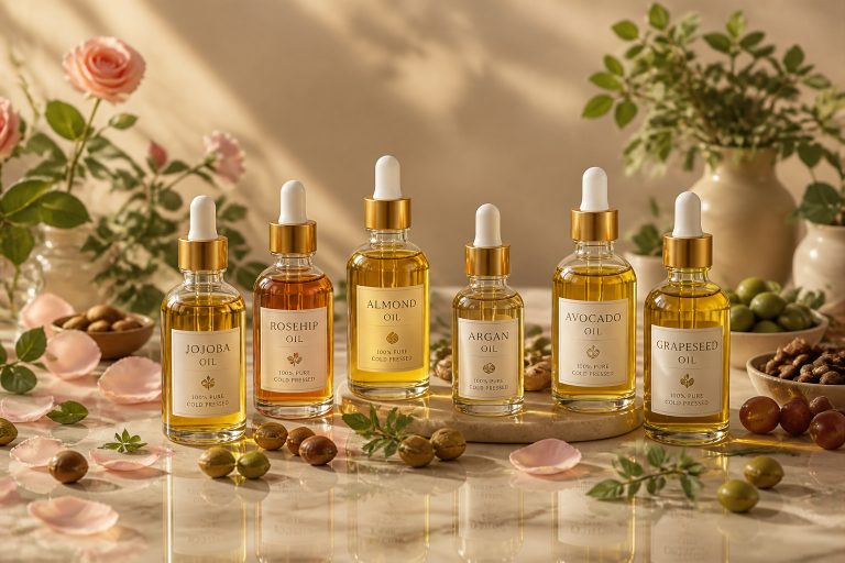 Huiles végétales : le secret naturel pour une peau jeune